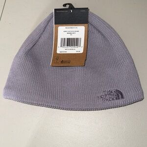 The North Face Light Gray Knit Beanie